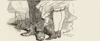 An illustration from La comédie de notre temps ... études au crayon et à la plume (1874)