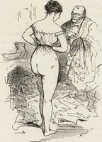 An illustration from La comédie de notre temps ... études au crayon et à la plume (1874)
