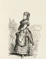 An illustration from La comédie de notre temps ... études au crayon et à la plume (1874)