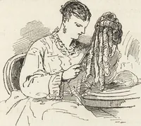 An illustration from La comédie de notre temps ... études au crayon et à la plume (1874)