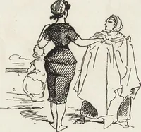 An illustration from La comédie de notre temps ... études au crayon et à la plume (1874)