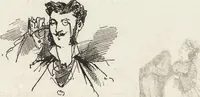 An illustration from La comédie de notre temps ... études au crayon et à la plume (1874)
