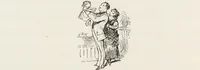 An illustration from La comédie de notre temps ... études au crayon et à la plume (1874)