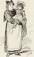 An illustration from La comédie de notre temps ... études au crayon et à la plume (1874)