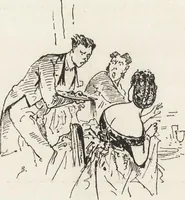 An illustration from La comédie de notre temps ... études au crayon et à la plume (1874)