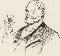 Picture 191 of 551 from La comédie de notre temps ... études au crayon et à la plume (1874), leaf 196