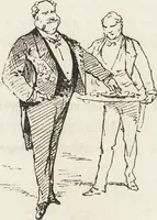 An illustration from La comédie de notre temps ... études au crayon et à la plume (1874)