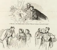 Picture 208 of 551 from La comédie de notre temps ... études au crayon et à la plume (1874), leaf 212