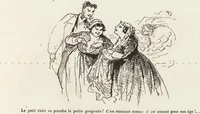 Picture 212 of 551 from La comédie de notre temps ... études au crayon et à la plume (1874), leaf 214