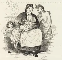 An illustration from La comédie de notre temps ... études au crayon et à la plume (1874)