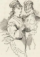 An illustration from La comédie de notre temps ... études au crayon et à la plume (1874)