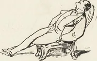 An illustration from La comédie de notre temps ... études au crayon et à la plume (1874)