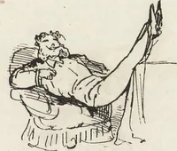 Picture 227 of 551 from La comédie de notre temps ... études au crayon et à la plume (1874), leaf 228