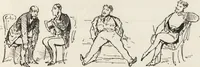 An illustration from La comédie de notre temps ... études au crayon et à la plume (1874)