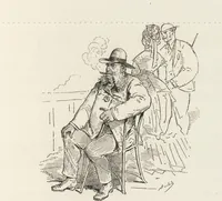 An illustration from La comédie de notre temps ... études au crayon et à la plume (1874)