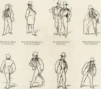 An illustration from La comédie de notre temps ... études au crayon et à la plume (1874)