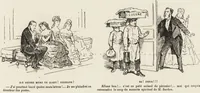 An illustration from La comédie de notre temps ... études au crayon et à la plume (1874)