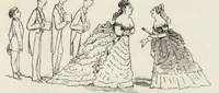 An illustration from La comédie de notre temps ... études au crayon et à la plume (1874)