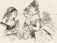 An illustration from La comédie de notre temps ... études au crayon et à la plume (1874)
