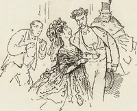 An illustration from La comédie de notre temps ... études au crayon et à la plume (1874)