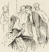 An illustration from La comédie de notre temps ... études au crayon et à la plume (1874)