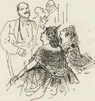 An illustration from La comédie de notre temps ... études au crayon et à la plume (1874)