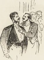 An illustration from La comédie de notre temps ... études au crayon et à la plume (1874)