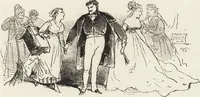 An illustration from La comédie de notre temps ... études au crayon et à la plume (1874)