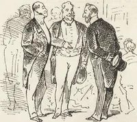 An illustration from La comédie de notre temps ... études au crayon et à la plume (1874)
