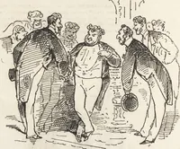 An illustration from La comédie de notre temps ... études au crayon et à la plume (1874)