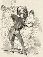 An illustration from La comédie de notre temps ... études au crayon et à la plume (1874)