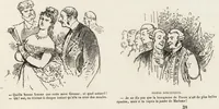 An illustration from La comédie de notre temps ... études au crayon et à la plume (1874)