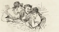 An illustration from La comédie de notre temps ... études au crayon et à la plume (1874)