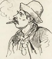 An illustration from La comédie de notre temps ... études au crayon et à la plume (1874)