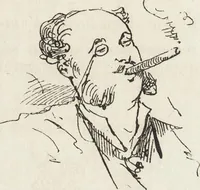 An illustration from La comédie de notre temps ... études au crayon et à la plume (1874)