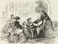 An illustration from La comédie de notre temps ... études au crayon et à la plume (1874)