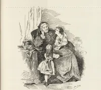 An illustration from La comédie de notre temps ... études au crayon et à la plume (1874)