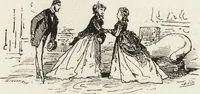 An illustration from La comédie de notre temps ... études au crayon et à la plume (1874)