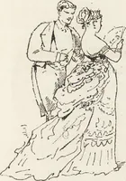 An illustration from La comédie de notre temps ... études au crayon et à la plume (1874)