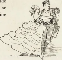 An illustration from La comédie de notre temps ... études au crayon et à la plume (1874)