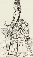 An illustration from La comédie de notre temps ... études au crayon et à la plume (1874)