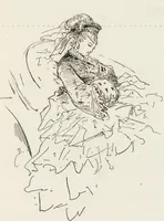 An illustration from La comédie de notre temps ... études au crayon et à la plume (1874)