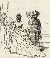 An illustration from La comédie de notre temps ... études au crayon et à la plume (1874)
