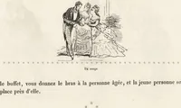Picture 353 of 551 from La comédie de notre temps ... études au crayon et à la plume (1874), leaf 351