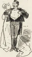 An illustration from La comédie de notre temps ... études au crayon et à la plume (1874)