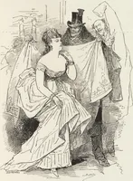 An illustration from La comédie de notre temps ... études au crayon et à la plume (1874)