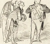 An illustration from La comédie de notre temps ... études au crayon et à la plume (1874)