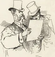 An illustration from La comédie de notre temps ... études au crayon et à la plume (1874)