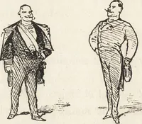 An illustration from La comédie de notre temps ... études au crayon et à la plume (1874)