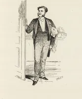 An illustration from La comédie de notre temps ... études au crayon et à la plume (1874)